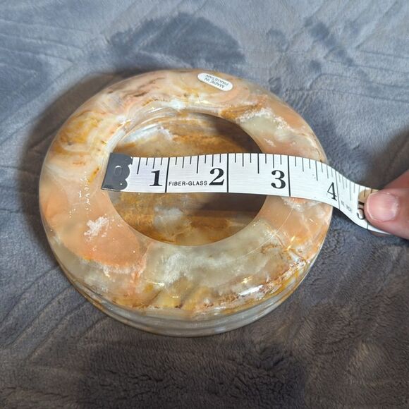 Gorgeous Natural Stone Ashtray or Trinket Box Heavy BRAND NEW - Picture 8 of 12